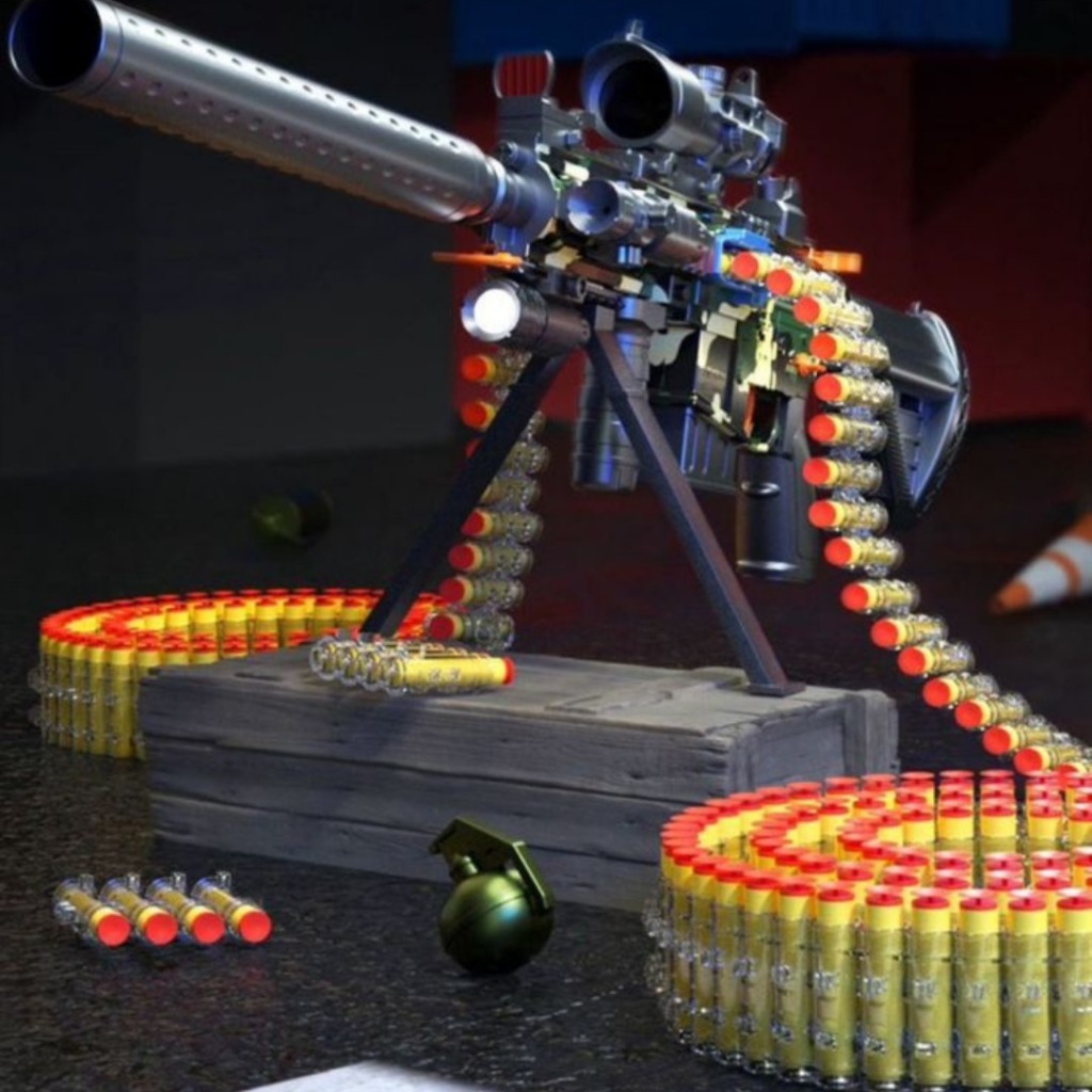 HOT SALE [MS] Mainan Sniper Pistol Tembak Dengan Peluru / Senjata Senapan Mainan Peluru Busa M416 /