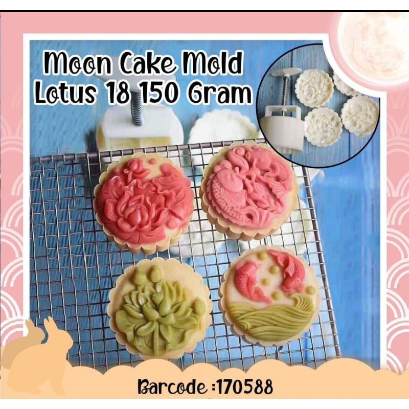Cetakan mooncake / kue bulan 150gr