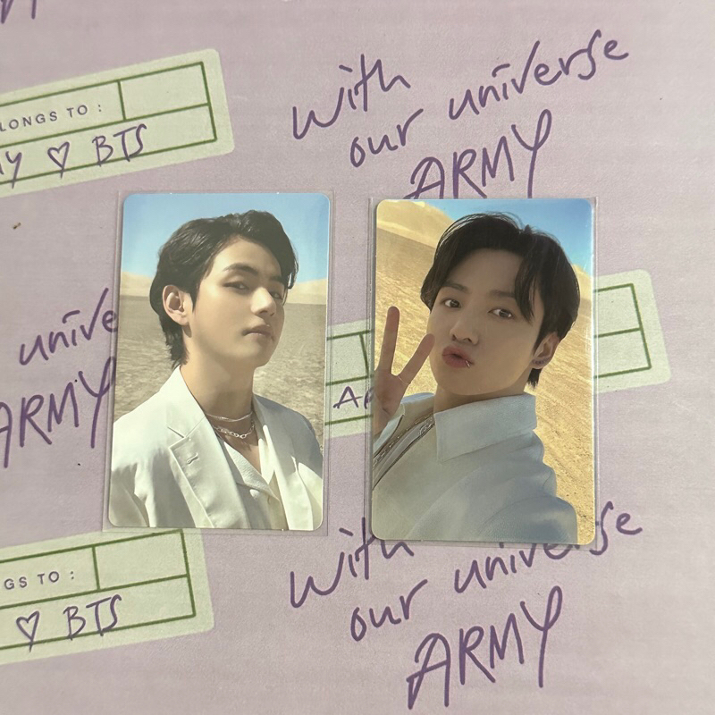 PHOTOCARD POB JUNGKOOK TAEHYUNG BTS