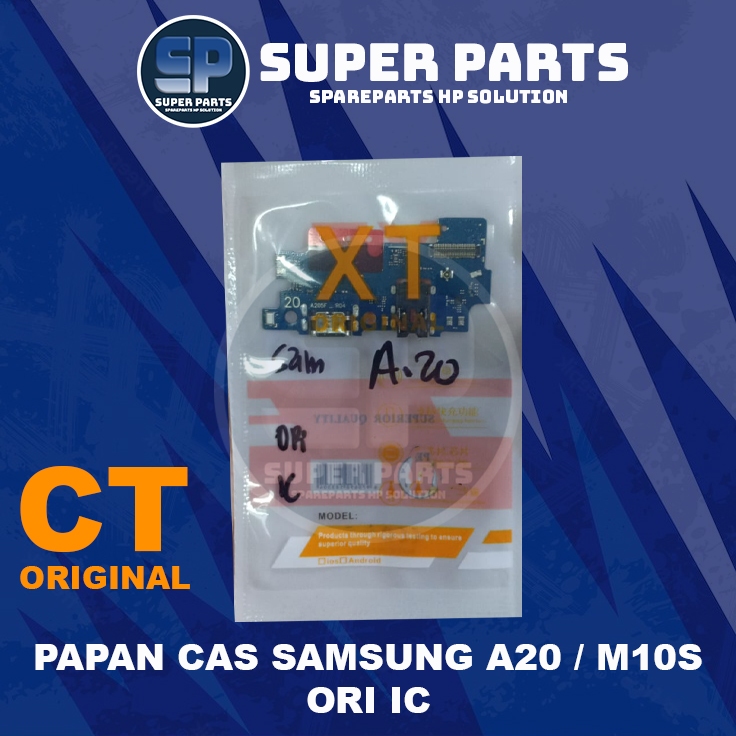 PAPAN CONEKTOR CAS SAMSUNG A20 / M10S ORI IC