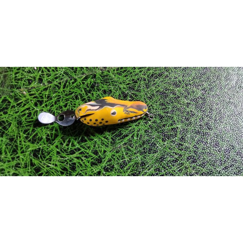 Soft Frog kepala Buaya untuk Gabus dan Toman Blade berisik