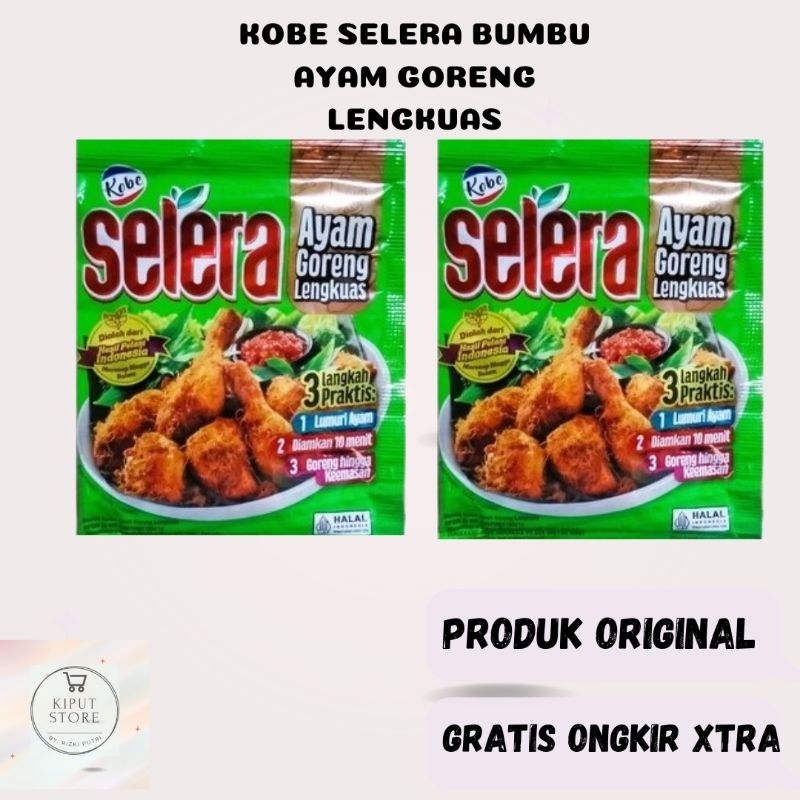 

Kobe Selera Ayam Goreng Lengkuas Bumbu Bubuk 80 gr