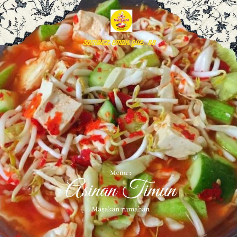

ASINAN TIMUN/PORSI ( SEGER PEDAS,MANIS SEMUA JADI SATU BIKIN NGILER!!)