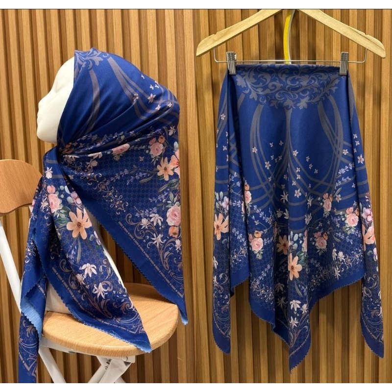 JILBAB SEGI 4 DENAY KW /KERUDUNG DENAY SEGI EMPAT DENAY KW SEGI 4 EMPAT KATUN MOTIF PREMIUM VOAL PRE