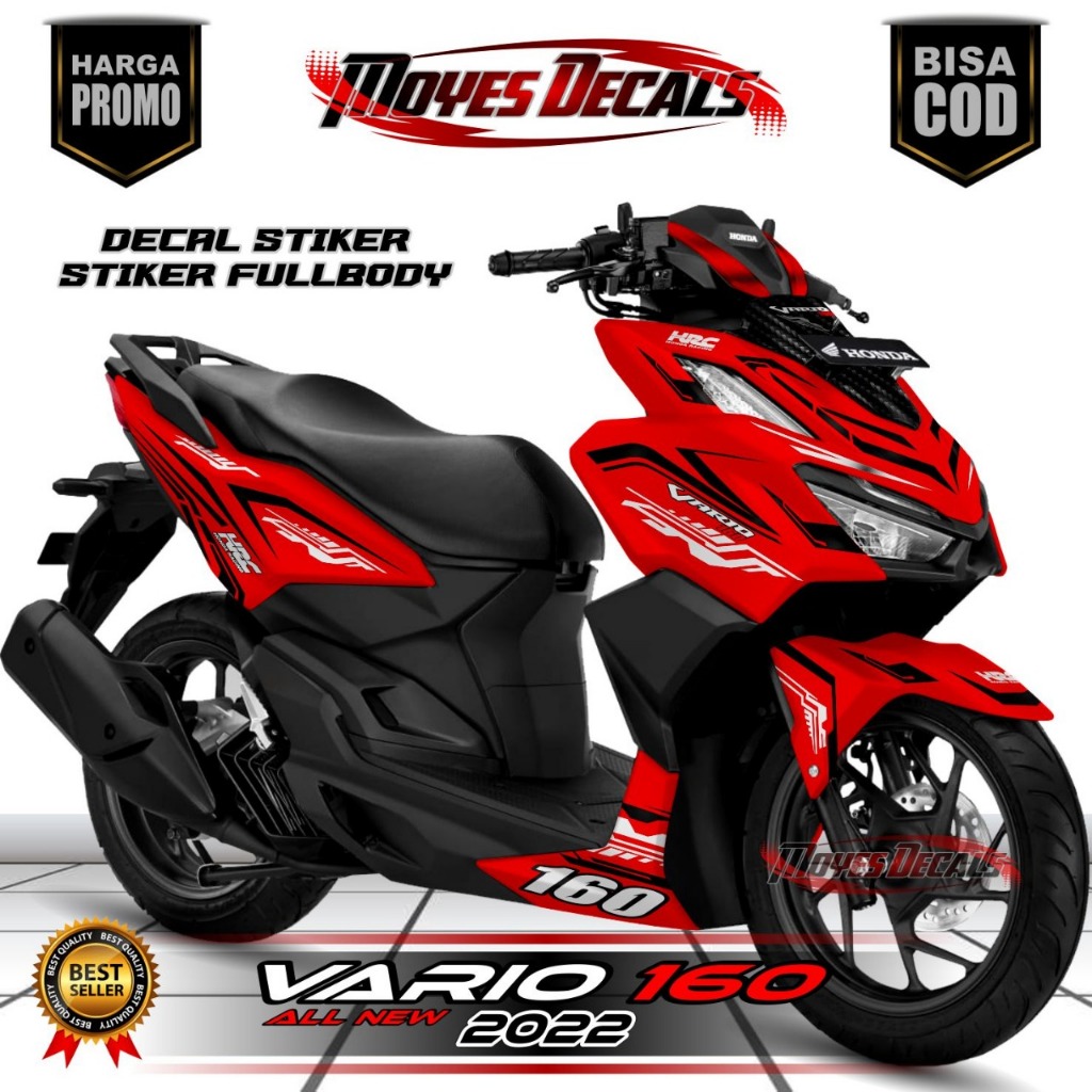 Decal Motor Vario 160 - Stiker Motor Vario 160 Fullbody Premium - Variasi Motor Honda Vario 160 2022