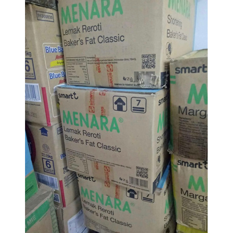 

Mentega Putih Menara Shortening ( 1 Dus 15 Kg )