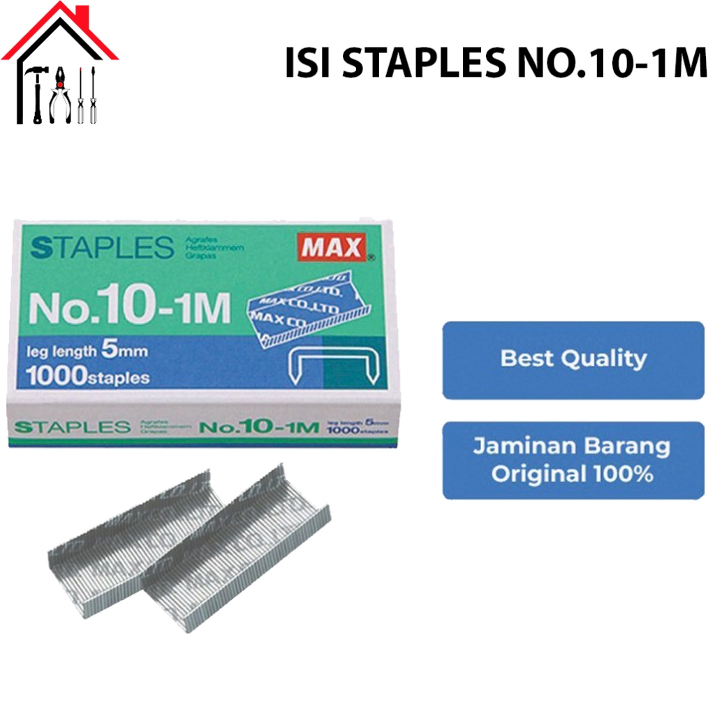 

MYTOOLS Staples No.10-1M - isi Stapler kecil Original