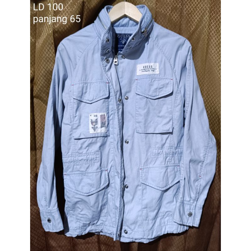 jaket guess denim jaket guess biru jaket levis jaket guess kanvas denim jaket parka guess biru jaket