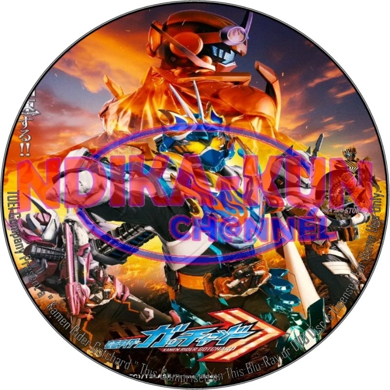 Kaset DVD Kamen Rider Gotchard Subtitle Indonesia Full Episode