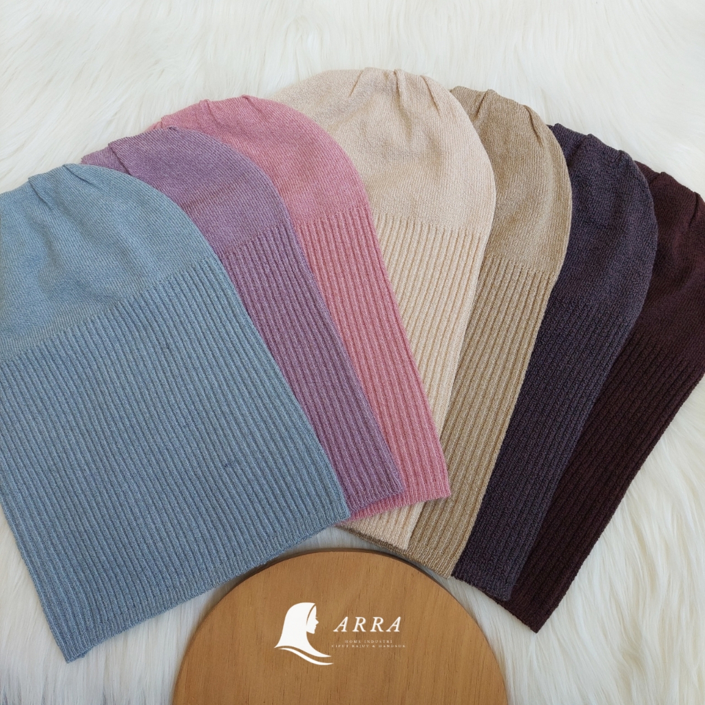 Ciput Rajut Kupluk Anpus Salur Premium Bahan Anisa Microfiber Dalaman Jilbab Anti Melar