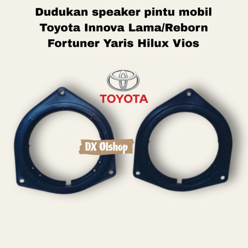 ganjaran dudukan ring speaker 6 inch atau 6, 5 inch pintu mobil Innova Fortuner