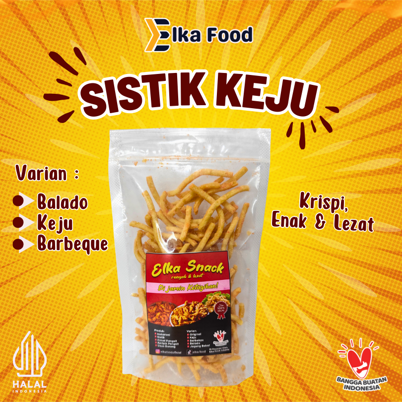 

Snack Sistik 100 Gram - Nikmati Kelezatan Berbagai Varian Rasa!