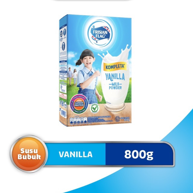 

Frisian Flag Susu Bubuk Keluarga Kompleta Vanilla 800g - 1 pcs