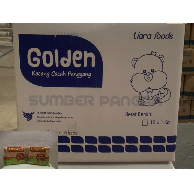 

Kacang Cincang Golden Nut 1 Dus isi 10 x 1 Kg