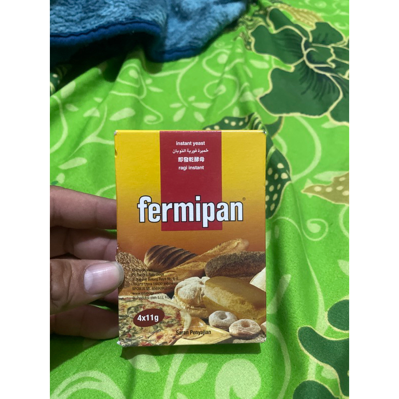 

Ragi Fermipan Saset 1 Kotak isi 4 x 11 Gram