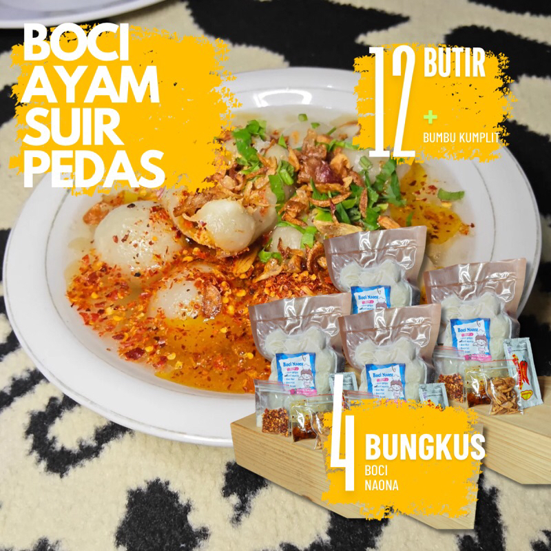 

BASO ACI NAONA 4 BUNGKUS /suir ayam pedas