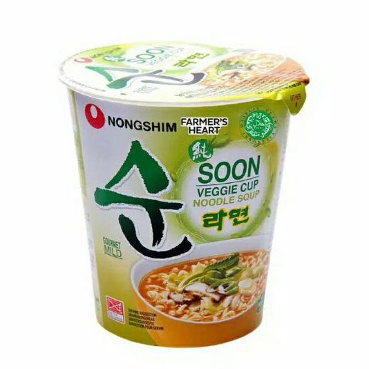 

Nongshim Soon Veggie Cup Noodle Soup 67gr