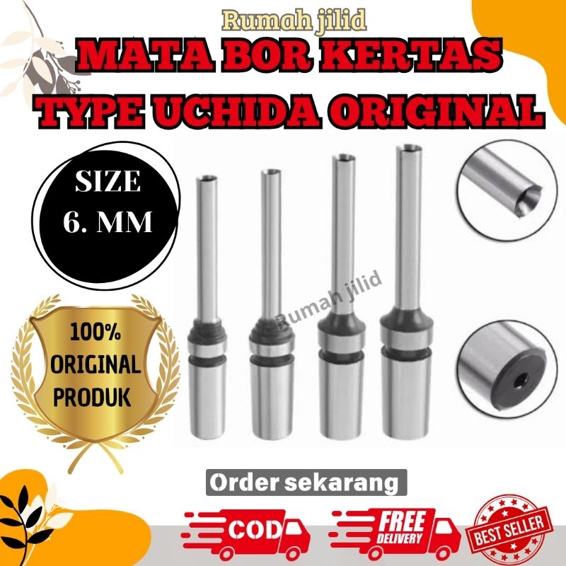 

MATA BOR KERTAS BOR BUKU UK 6 MM 100%ORIGINAL