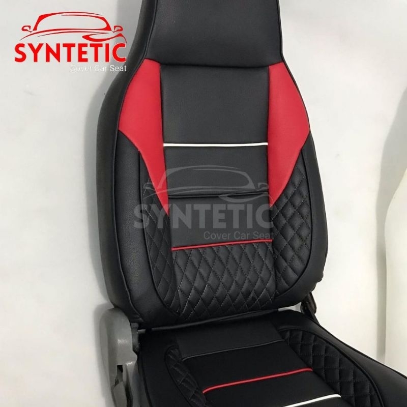 Sarung Jok Truck Canter Full Set Bonus Bantal Leher