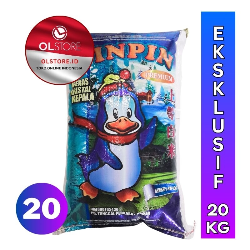

Beras Premium Pinpin Eksklusif 20kg