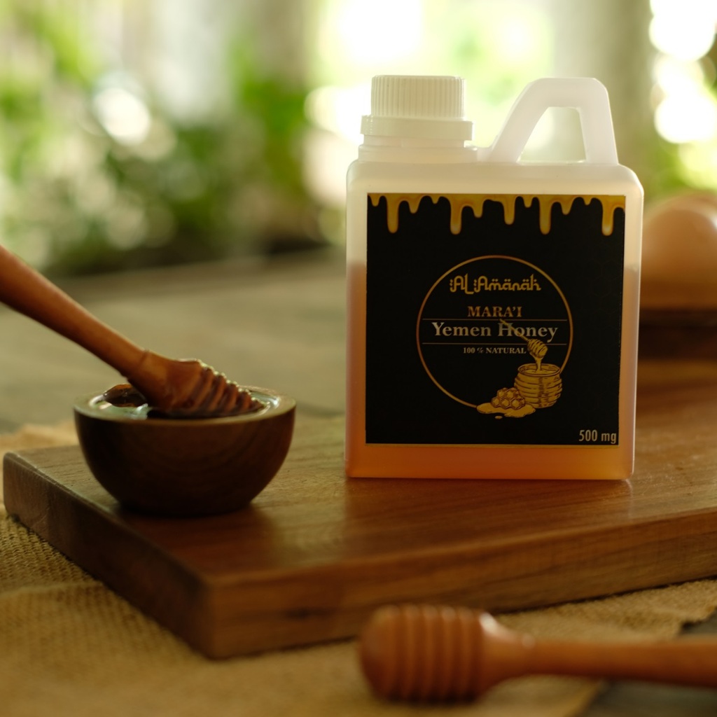 

GARANSI KEASLIAN! Madu Yaman Mara'i 500 gr MADU ASLI MURNI 100%