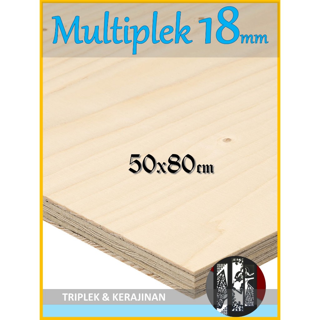 Triplek 18mm 50x80 cm Multiplek MDF Melamin Blokmin Blokboard 18 mm 80x50 | 50 x 80 | 80 x 50 cm