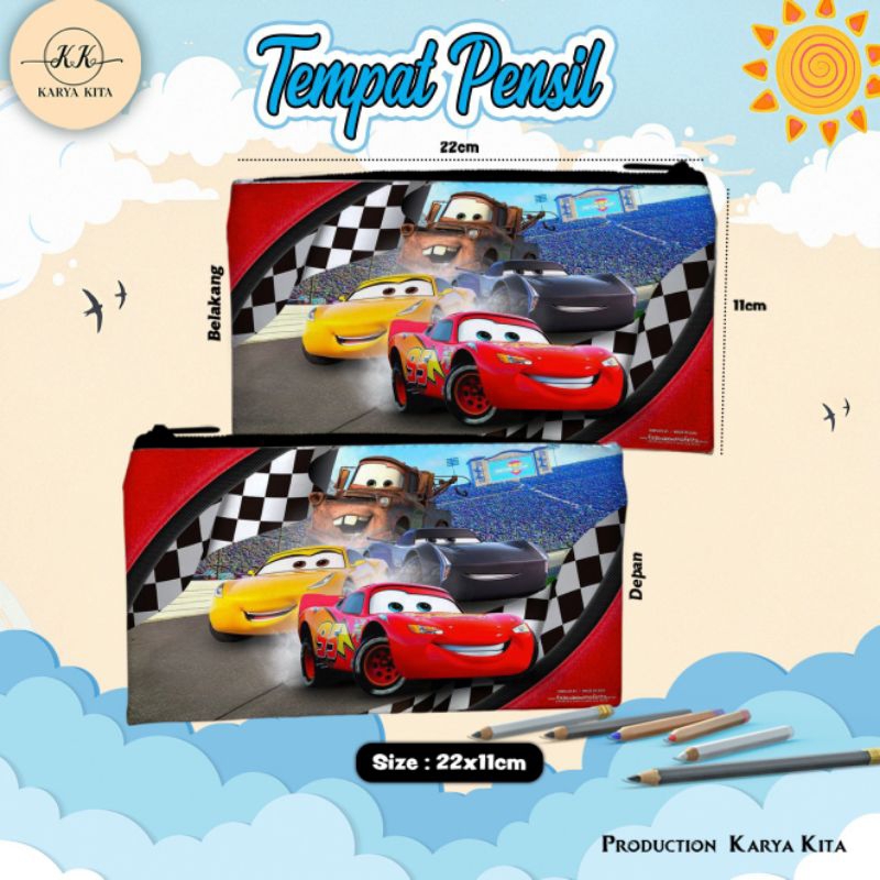 

tempat pensil karakter terlaris anime cars katalog 02