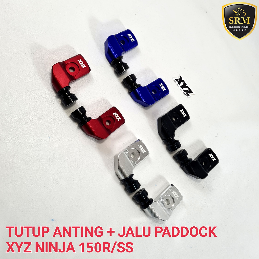 Tutup Anting + Jalu Paddock XYZ Ninja 150R/SS