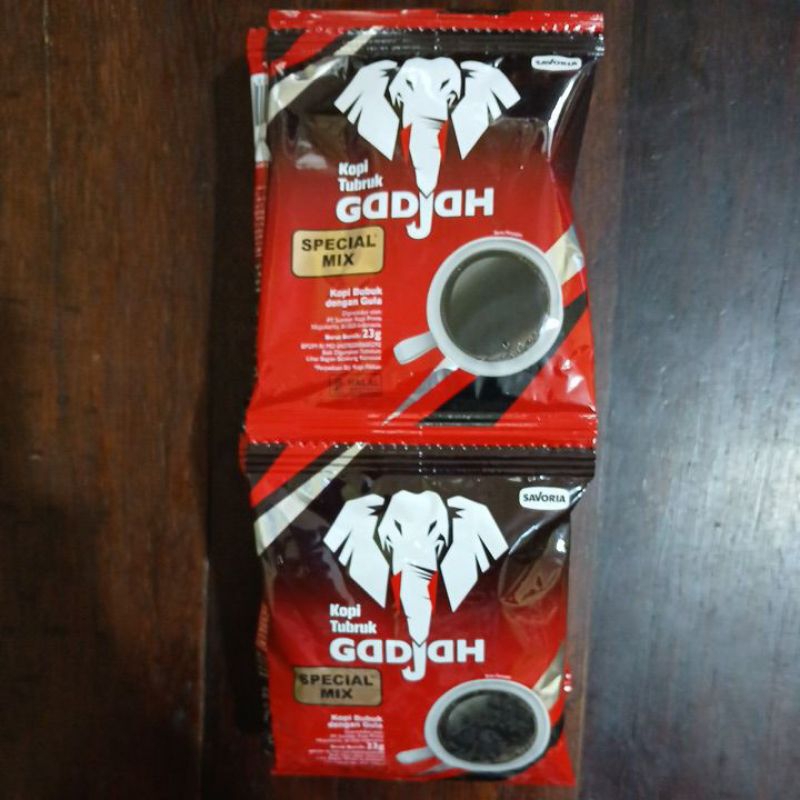 

kopi tubruk gajah special mix 1 renceng isi 10 bks