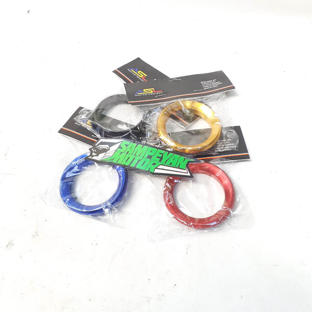 Velocity Velositi Corong Karbu Karburator PWK PE 26 28 30 Merk ASL Model CNC Warna Hitam Biru Merah 