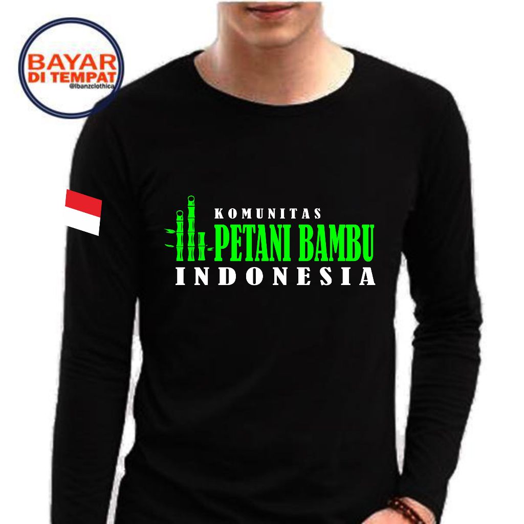 KAOS PETANI BAMBU BAJU PETANI BAMBU TERBARU BAHAN TEBAL | DEXTER STORE