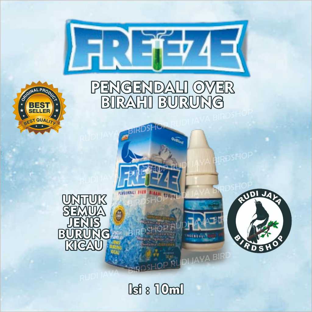 JUAL FREEZE ORBIRD OBAT BURUNG PENURUN BIRAHI AGRESIF GELISAH TURUN TANGRINGAN MURAI KACER KENARI PL