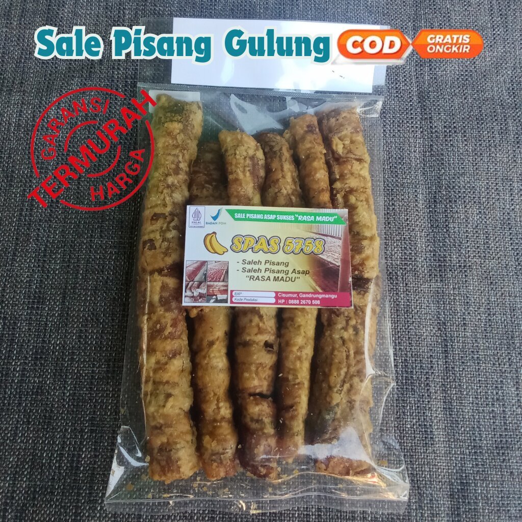 

Termurah Pisang Sale Gulung manis Fress murah