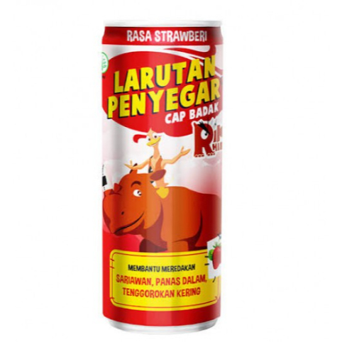 LARUTAN PENYEGAR CAP BADAK ANAK STRAWBERRY RIKO RINHO 238ML