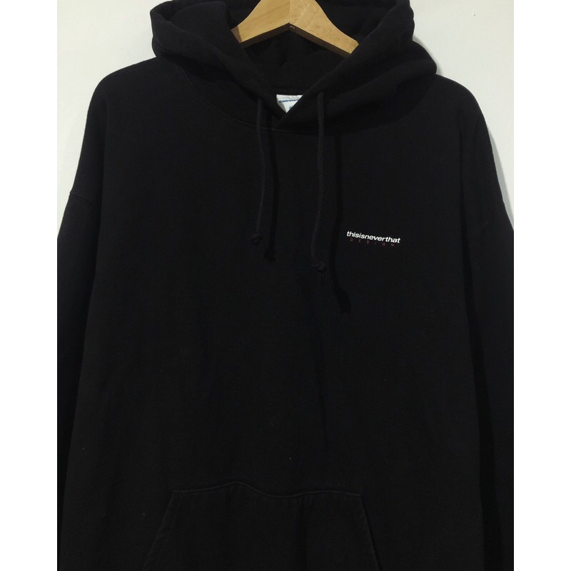 HOODIE THIS IS NEVER THAT TNT HITAM PEKAT