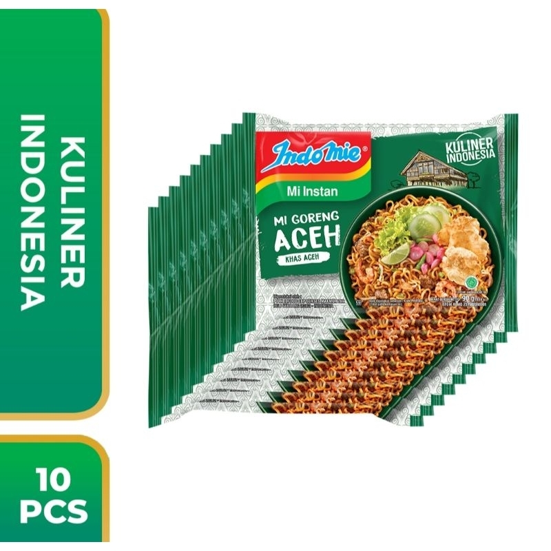 

10 pc - Indomie Mi Goreng Aceh 90 g