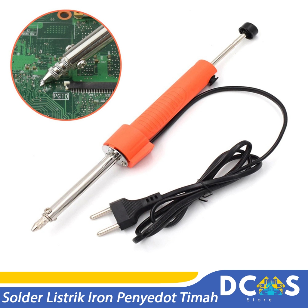 Solder Listrik Iron dengan Penyedot Timah - Desoldering Pump Suction