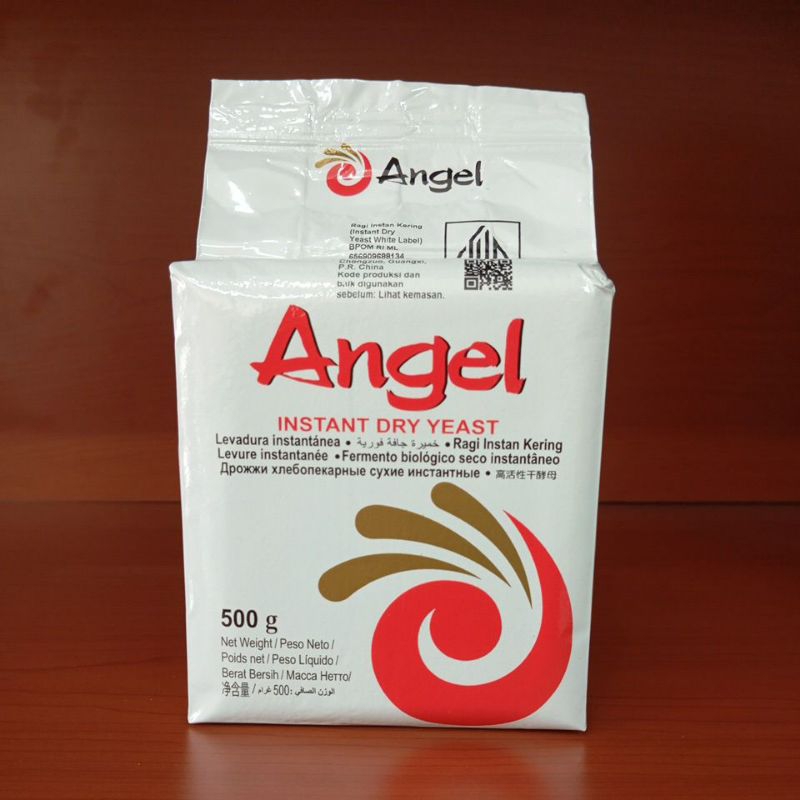 

Angel white Instant Dry Yeast 500gr Ragi Kering Instan Pengembang Roti Kue Empuk