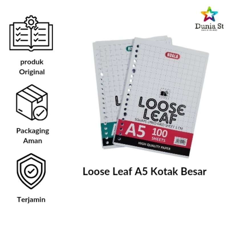 

loode leaf a5 kotak besar