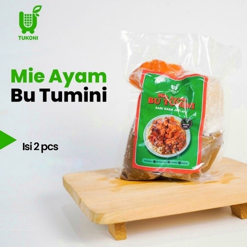 

Mie Ayam Frozen Bu Tumini (Isi 2 Porsi)