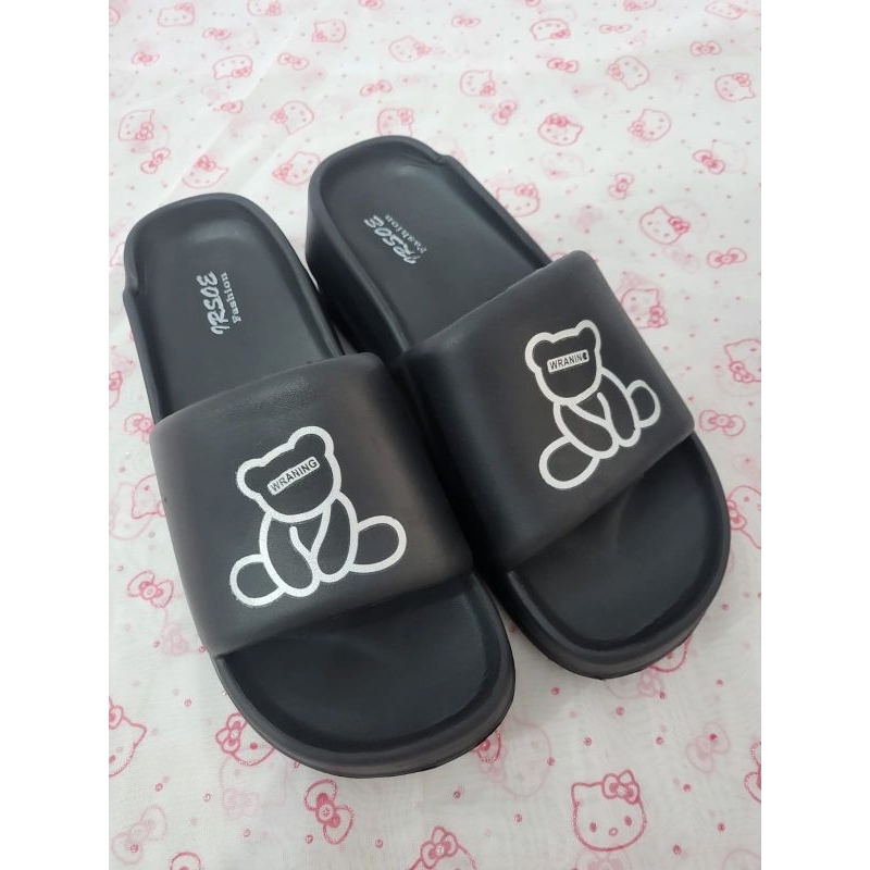 sandal karet slop wanita bear empuk..