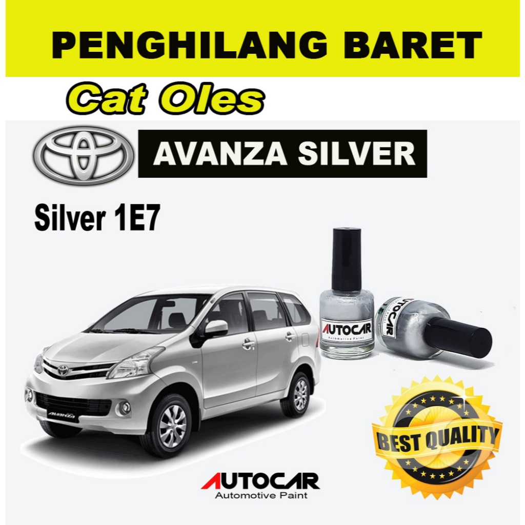 Cat Oles Penghilang Baret Silver AVANZA 1E7 - Cat Silver Avanza Vios Agya Calya