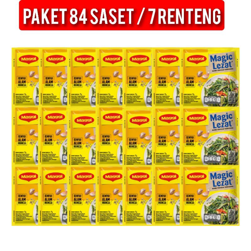 

Magic Lezat Bumbu Serbaguna 84 Saset / 7 Renteng