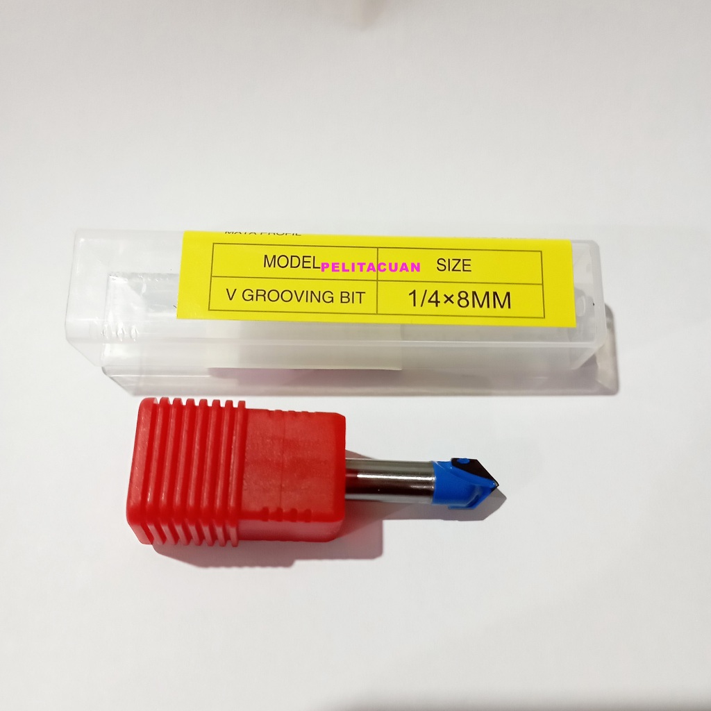 V Groove Mata Profil V Bit 8mm
