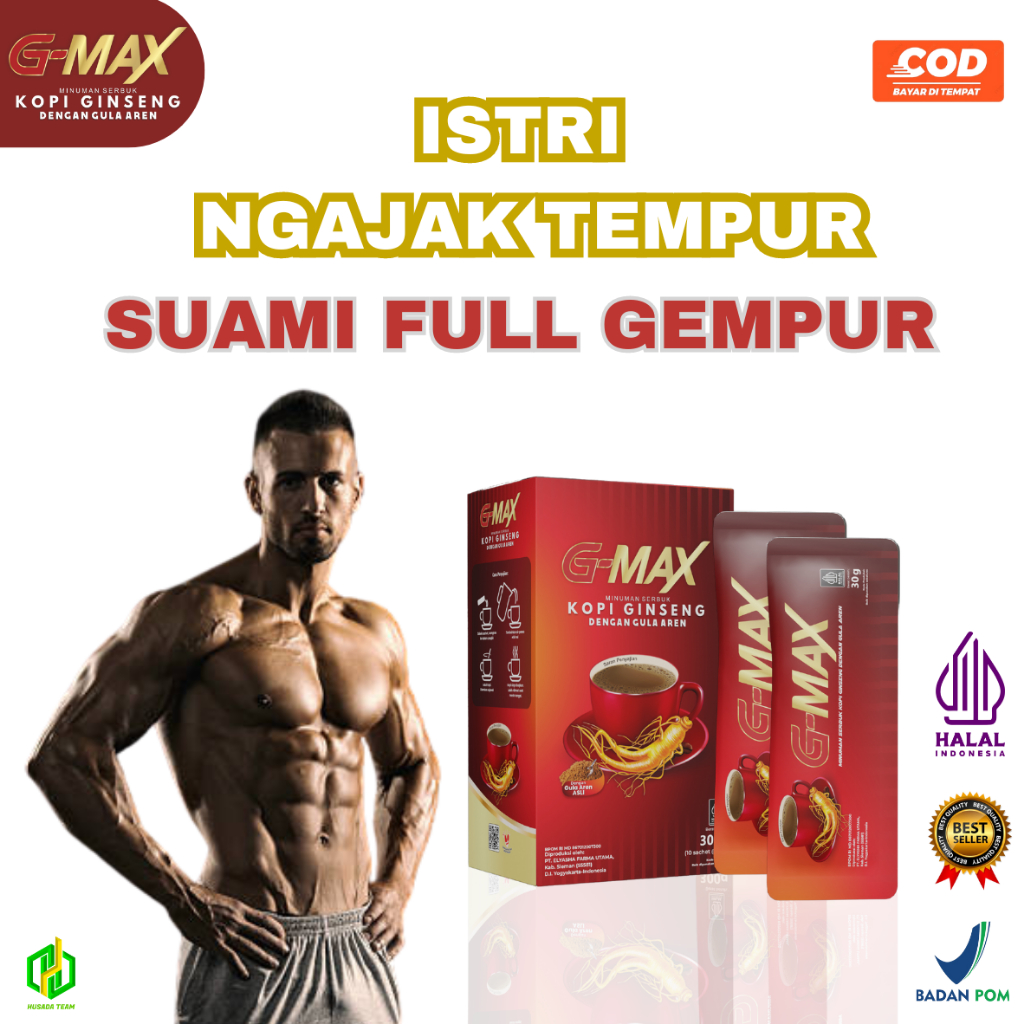 

KOPI GMAX KOPI GINGSENG KOPI PRIA STAMINA KOPI PRIA KUAT BPOM HALAL