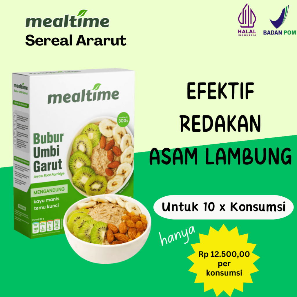 

Mealtime Arrowroot Atasi Asam Lambung Maag Kronis Gerd Alternatif Hotto