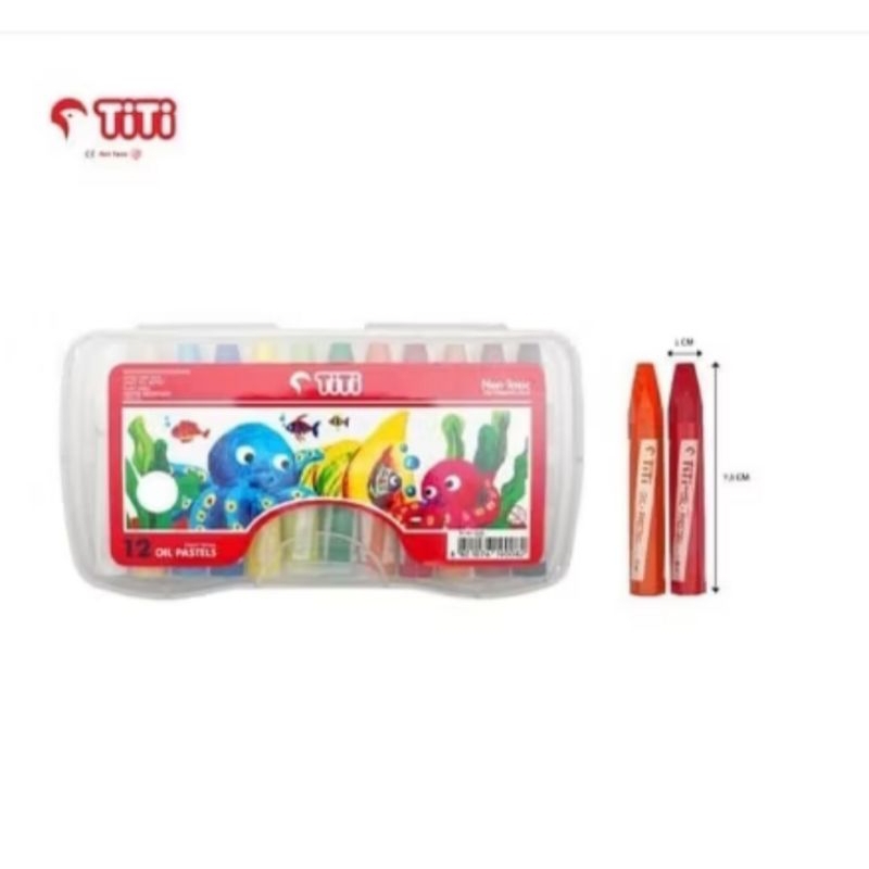 

TITI Krayon Minyak/ Crayon Oil Pastel 12/18/24/36/48/55 Warna