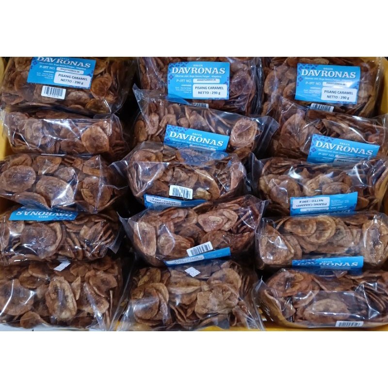 

Ceriping Pisang Caramel Davronas 290gr Oleh-oleh khas Jogja Magelang Semarang Jateng DIY