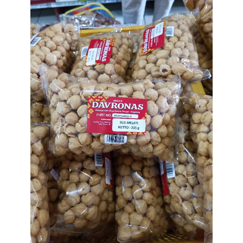 

Camilan Sus Melati rasa Original 235gr Oleh-oleh khas Jogja Magelang Semarang Jateng DIY