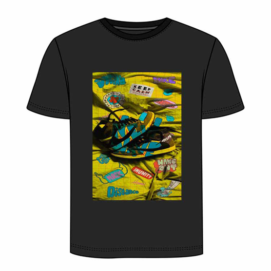 Kaos Sneakers Tshirt Bahan 100% Cotton Black & White | Casual T-SHIRT Size S M L XL XXL 3XL 4XL | RE